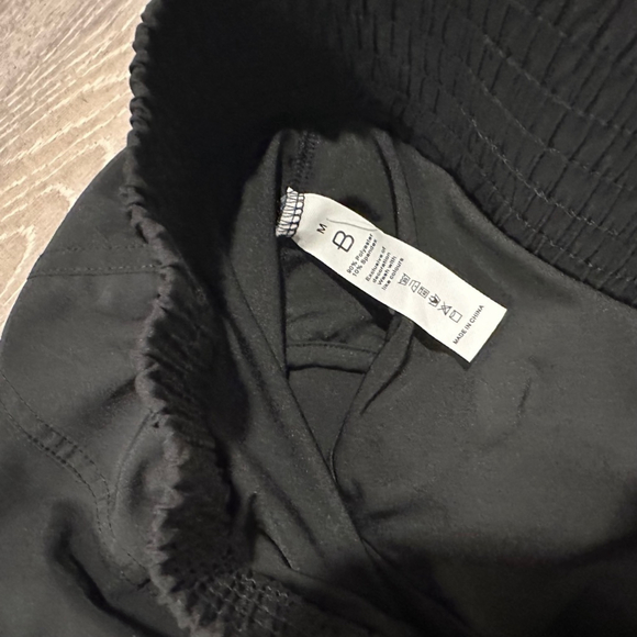 High Waisted Athletic/Running Shorts, Black - Picture 4 of 4